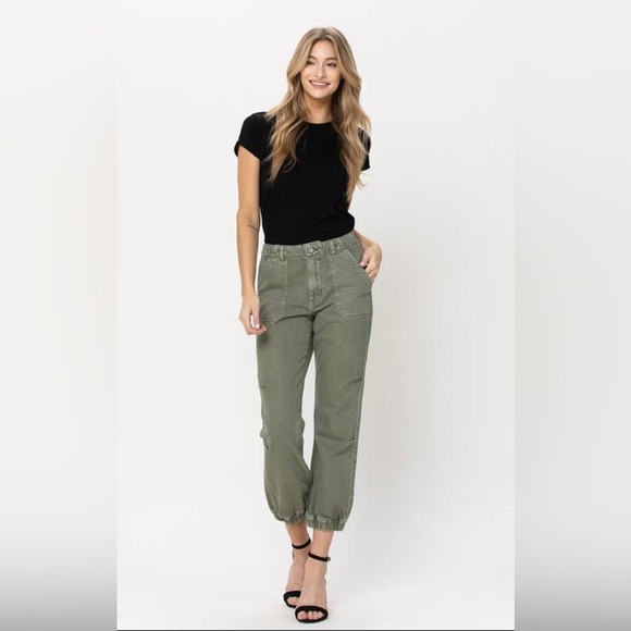 VERVET 90s Slim Denim Jogger - Picture 1 of 5